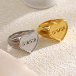 Mama Heart Signet