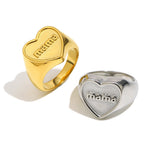 Mama Heart Signet