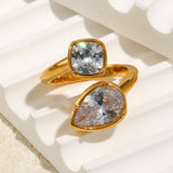 Neelam Adjustable Toi-et-Moi Ring