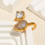 Neelam Adjustable Toi-et-Moi Ring