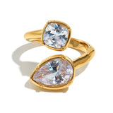 Neelam Adjustable Toi-et-Moi Ring