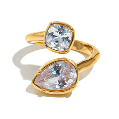 Neelam Adjustable Toi-et-Moi Ring