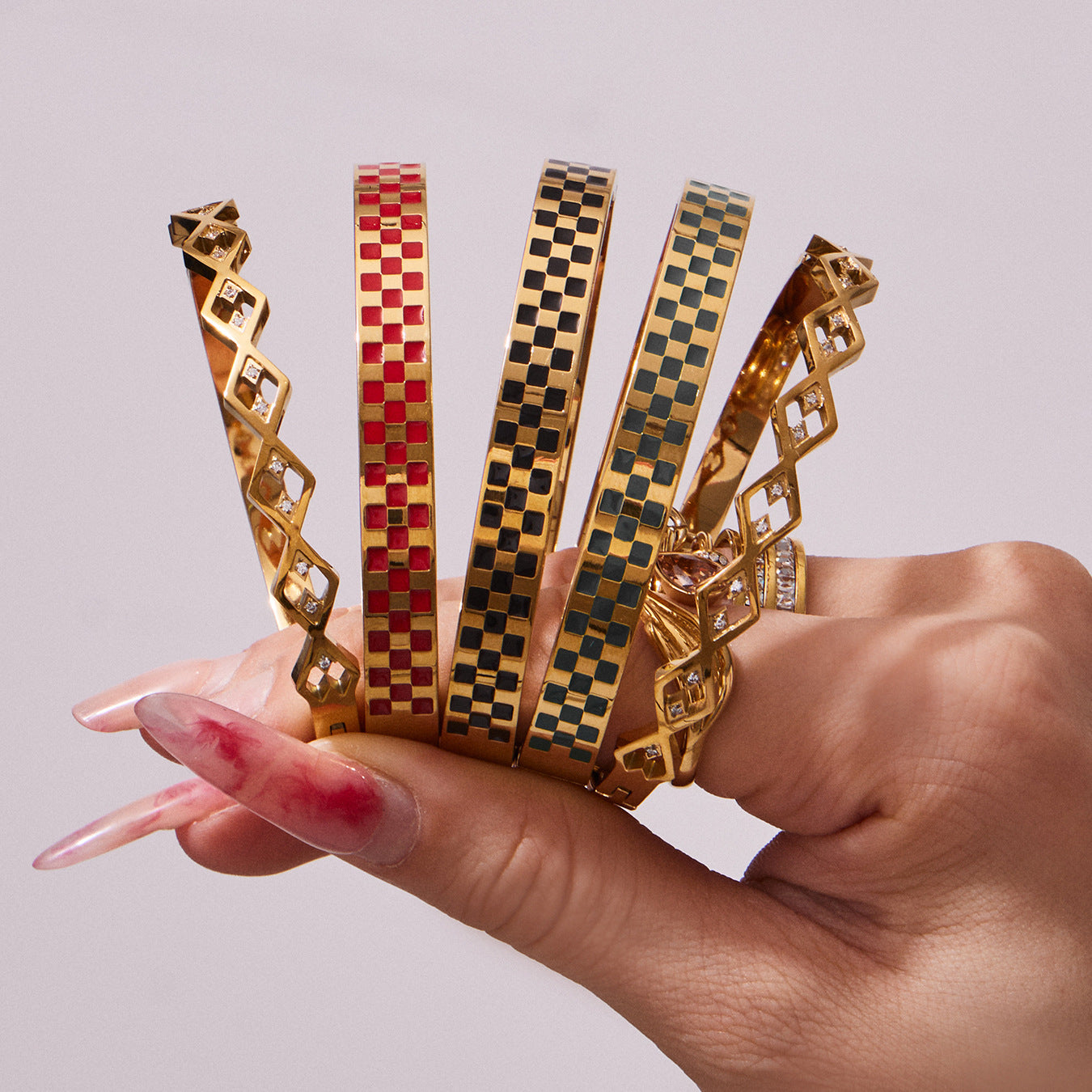 Shatranj Checker Bangle