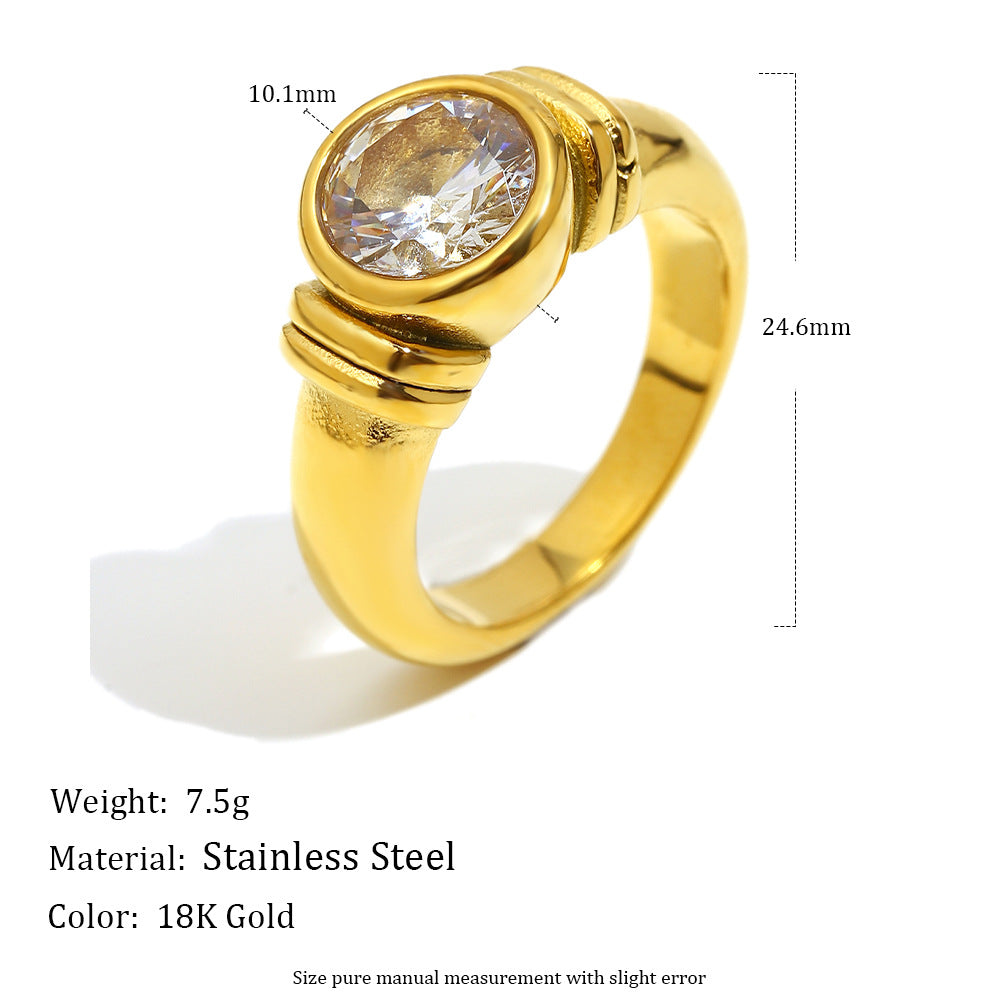 Noor Solitaire Ring