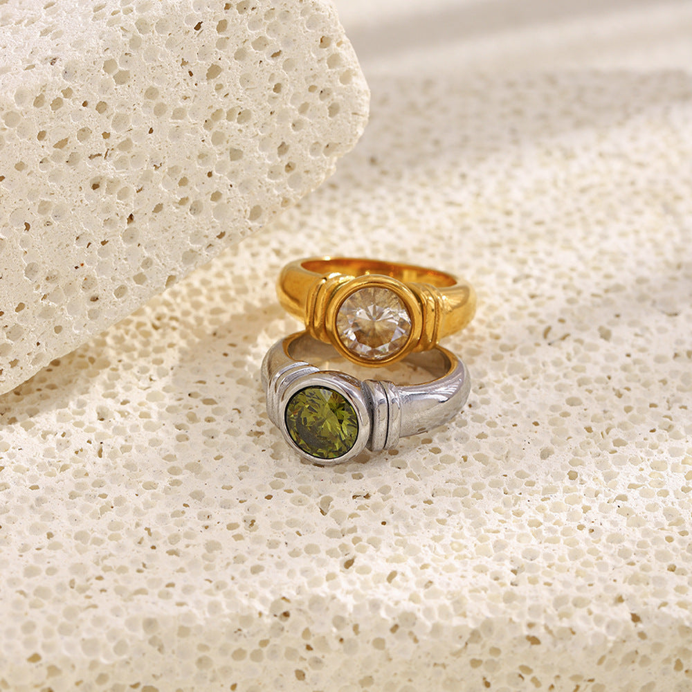 Noor Solitaire Ring