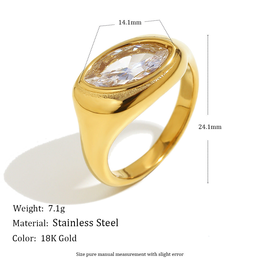 Noor Marquise Dome Ring