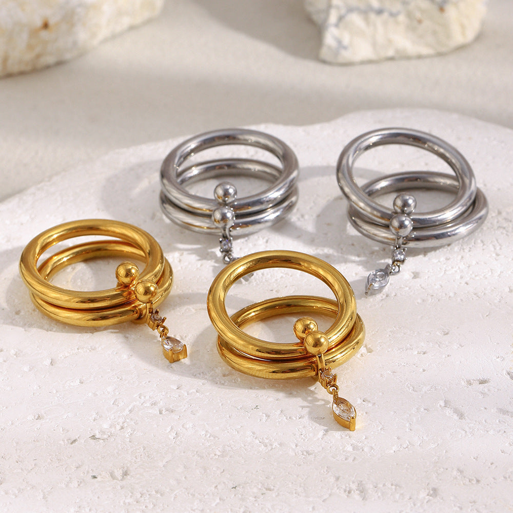 Chhalla Charm Stack Ring