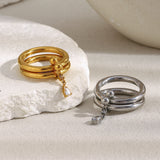 Chhalla Charm Stack Ring