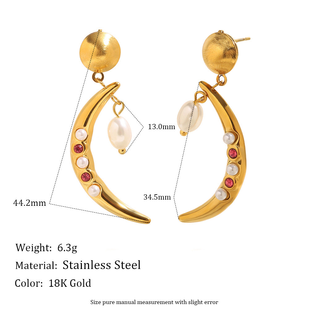 Hilal Pearl Crescent Drops
