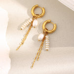 Durr Pearl Tassel Earrings