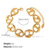 Zanjeer Oval Link Bracelet