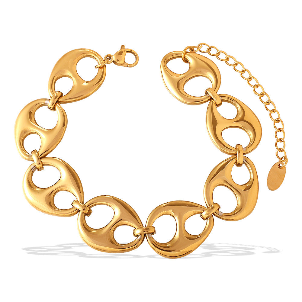Zanjeer Oval Link Bracelet