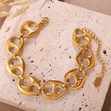 Zanjeer Oval Link Bracelet