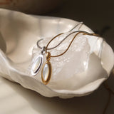 Sadaf Oval Pendant