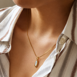 Sadaf Oval Pendant