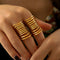 Mauj Layered Ring
