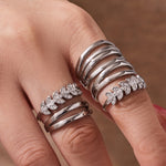 Sukoon Adjustable Double Band — Silver