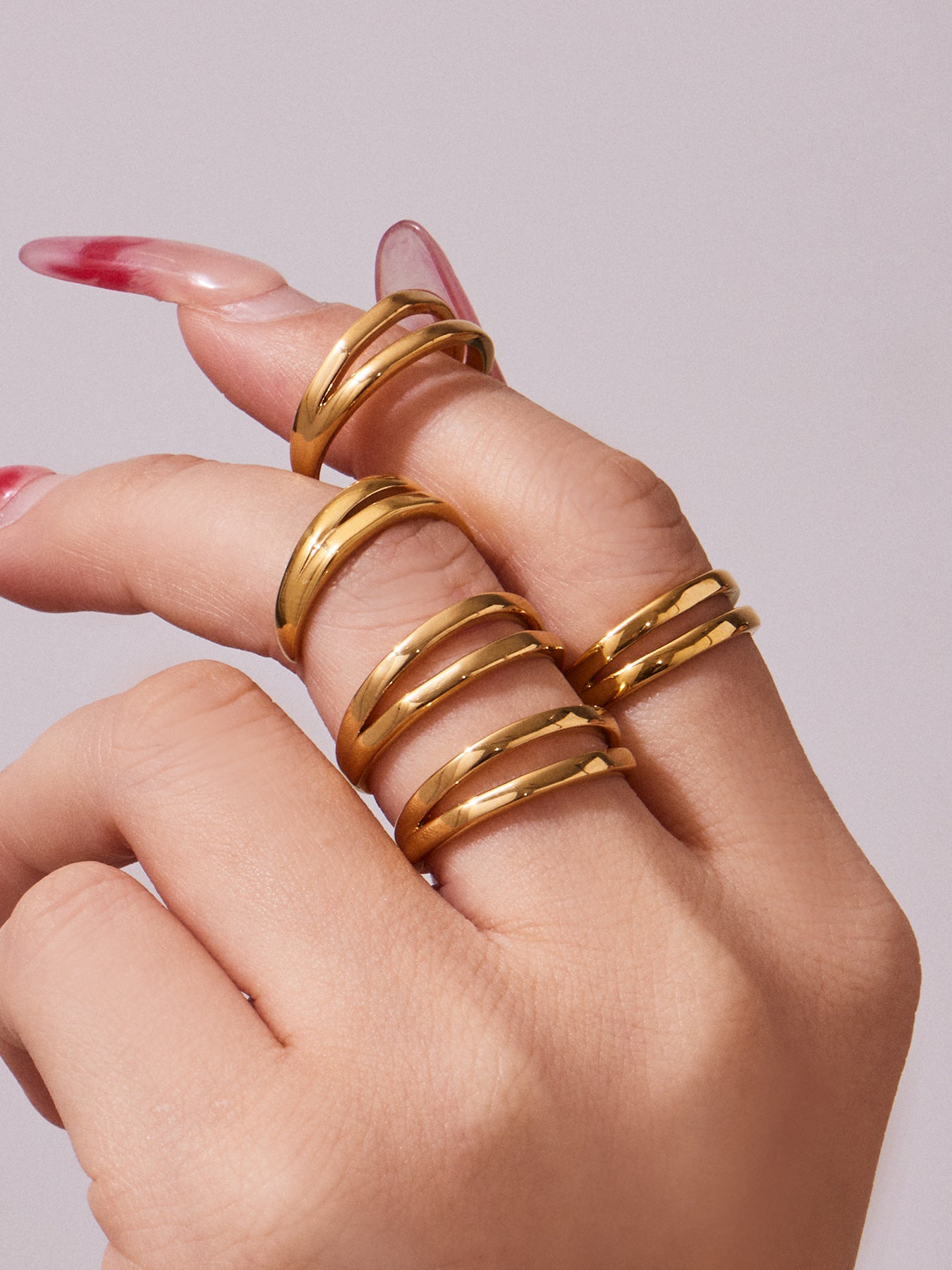 Sukoon Adjustable Double Band — Gold