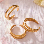 Sukoon Adjustable Double Band — Gold