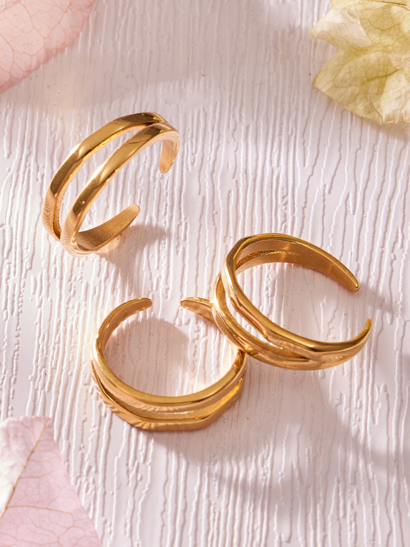 Sukoon Adjustable Double Band — Gold