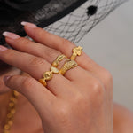 Sikka Adjustable Coin Ring