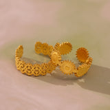 Sikka Adjustable Coin Ring