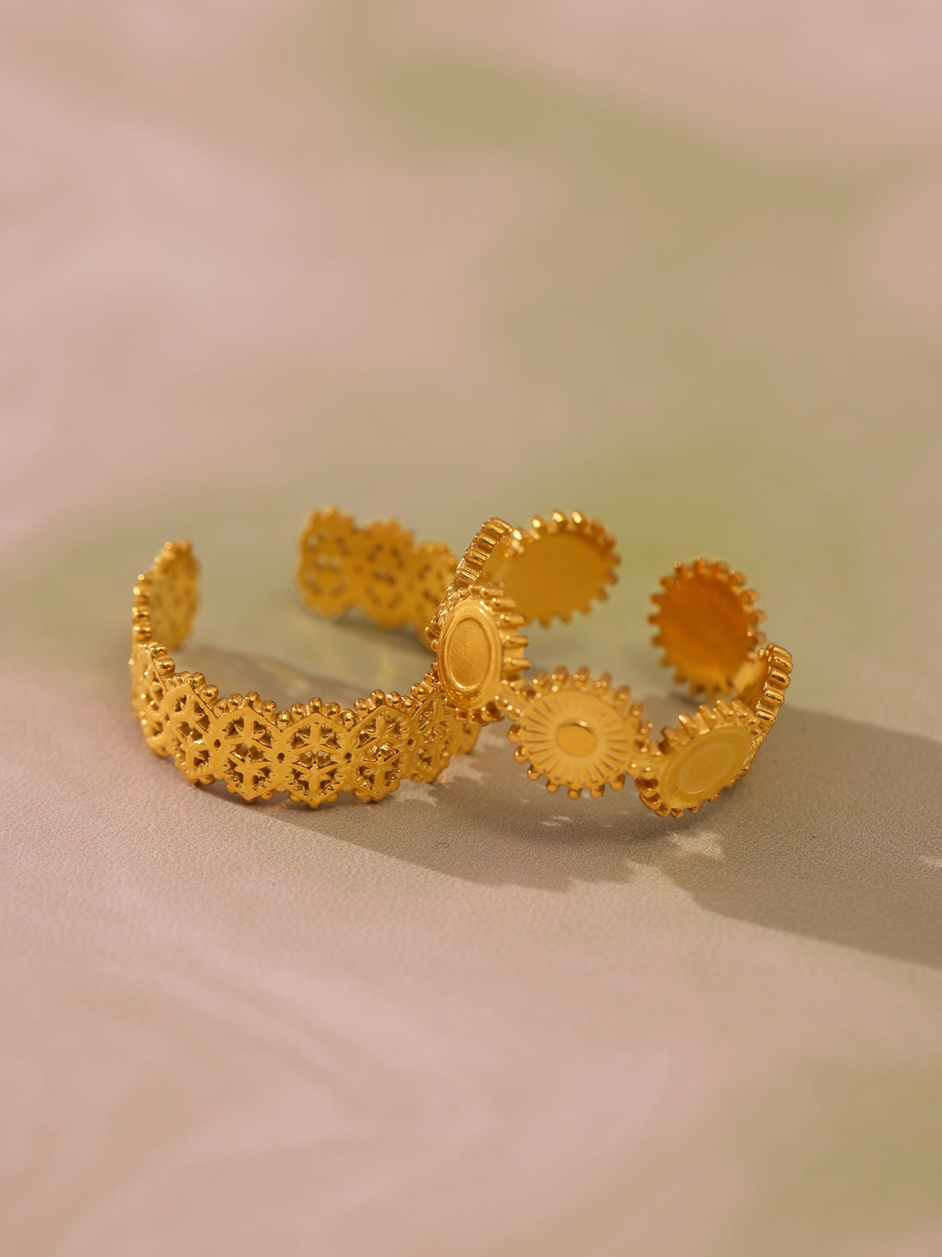 Sikka Adjustable Coin Ring