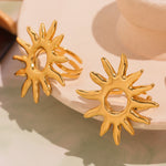 Shams Adjustable Open Sunburst Ring