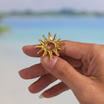 Shams Adjustable Open Sunburst Ring