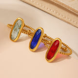 Nigina Adjustable Twist Ring — Yaqut