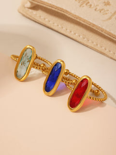 Nigina Adjustable Twist Ring — Yaqut