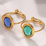 Nigina Adjustable Twist Ring — Zumurrud