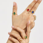 Nigina Adjustable Twist Ring — Zumurrud