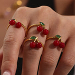 Gilas Adjustable Cherry Ring