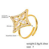 Qutb Adjustable Star Ring