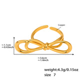 Tohfa Adjustable Bow Ring