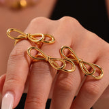 Tohfa Adjustable Bow Ring