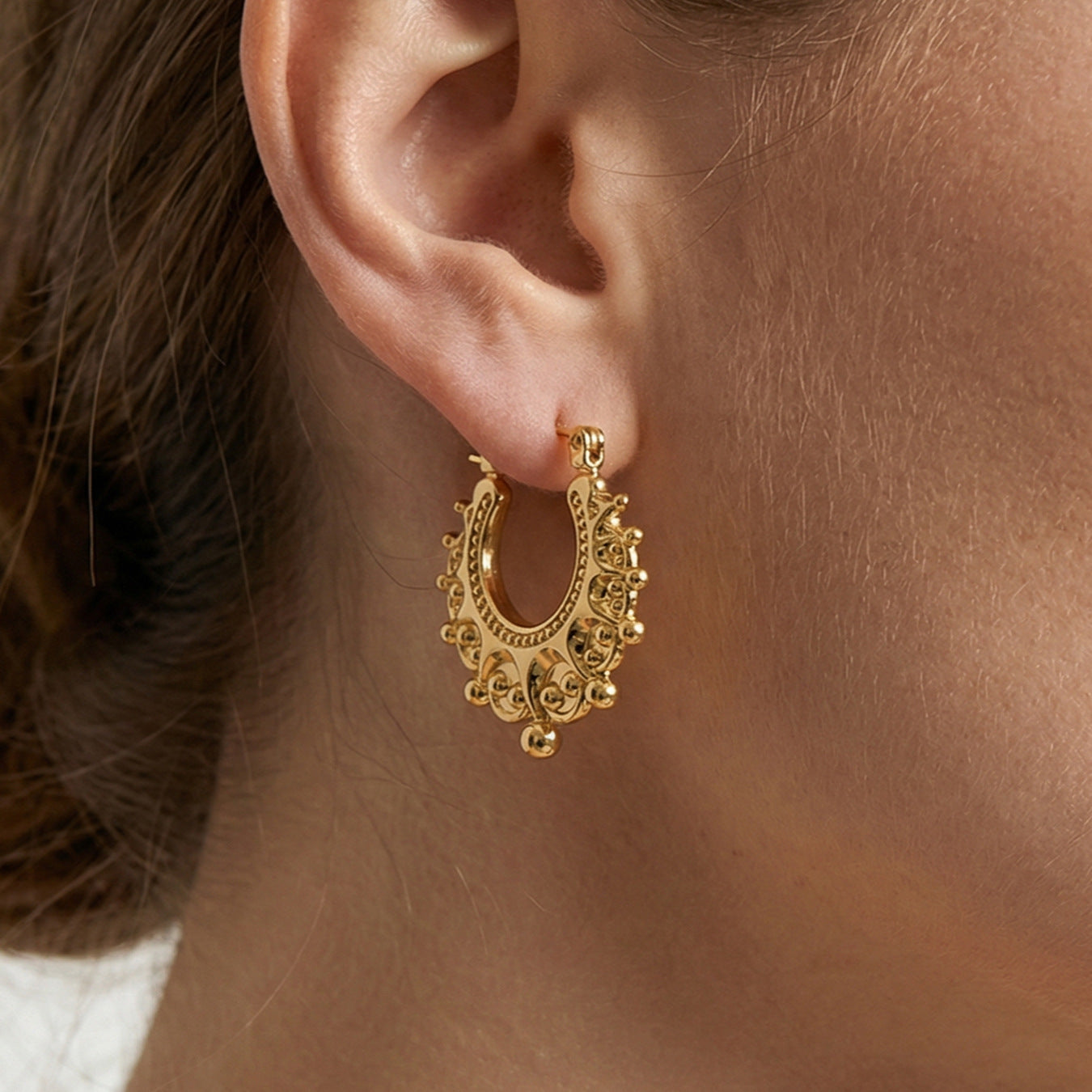 Chaand Bali Filigree Hoops