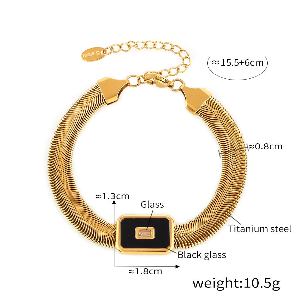 Takhti Plaque Bracelet — Kohl