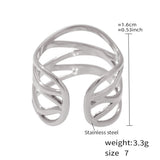 Lehren Adjustable Wrap Ring — Silver