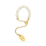 Durr Adjustable Pearl Chain Ring