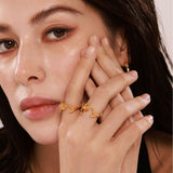 Warda Adjustable Rose Stem Ring