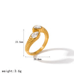 Anar Adjustable Toi-et-Moi Ring