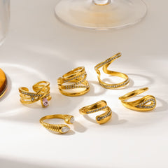 Anar Adjustable Toi-et-Moi Ring