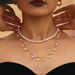 Sikka Pearl Charm Necklace