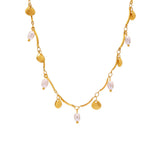 Sikka Pearl Charm Necklace