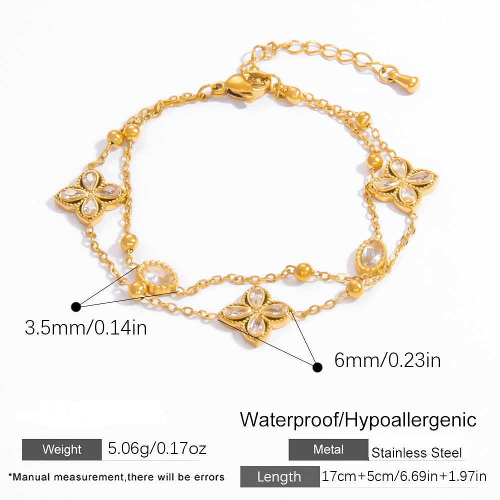 Shalimar Layered Bracelet — Pearl
