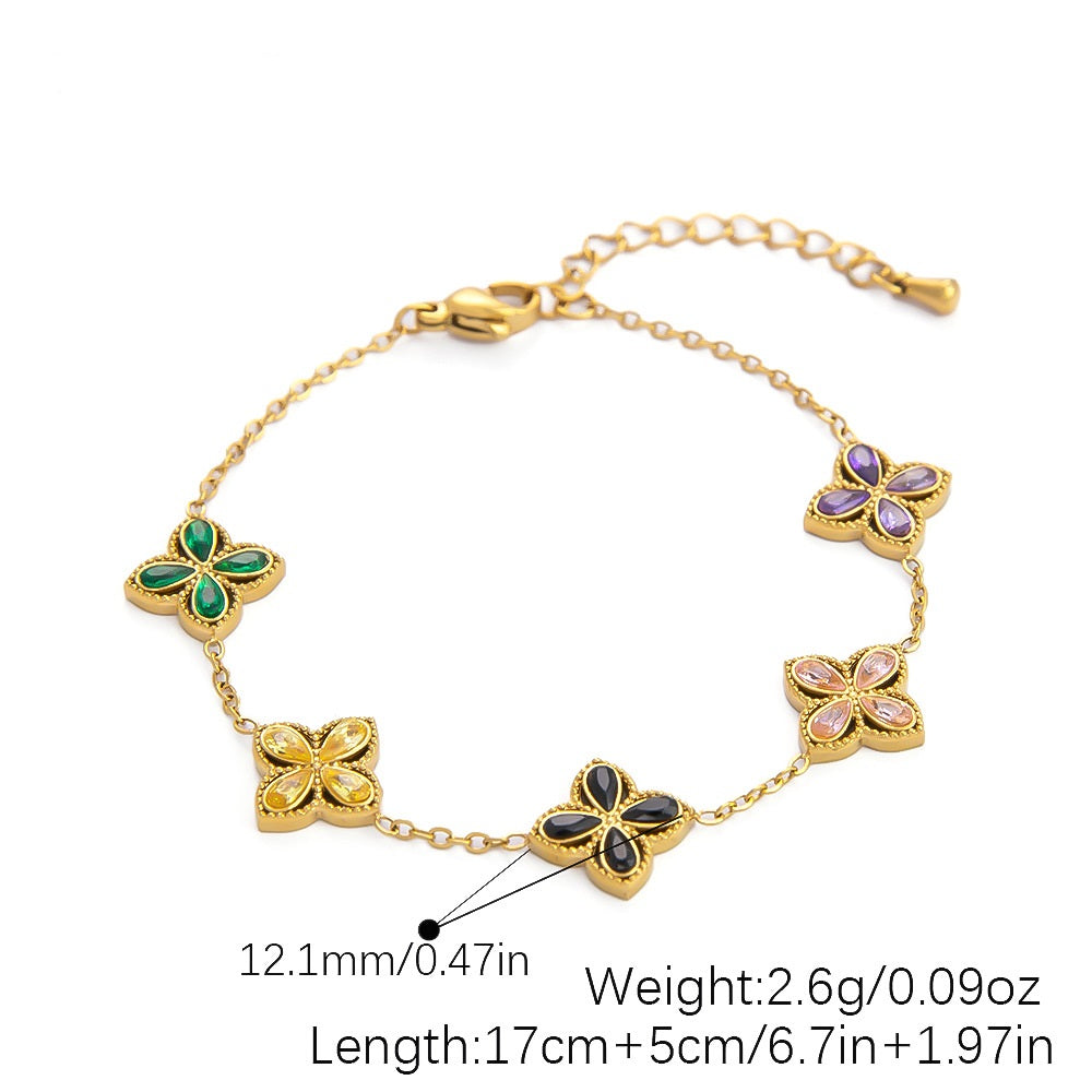 Shalimar Clover Bracelet — Zumurrud
