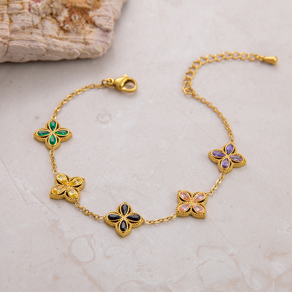 Shalimar Clover Bracelet — Zumurrud