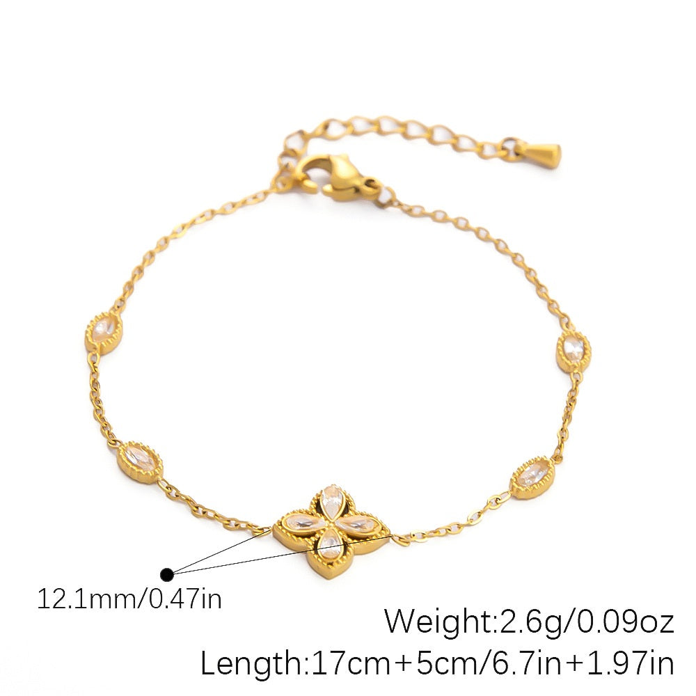 Shalimar Clover Bracelet — Gold